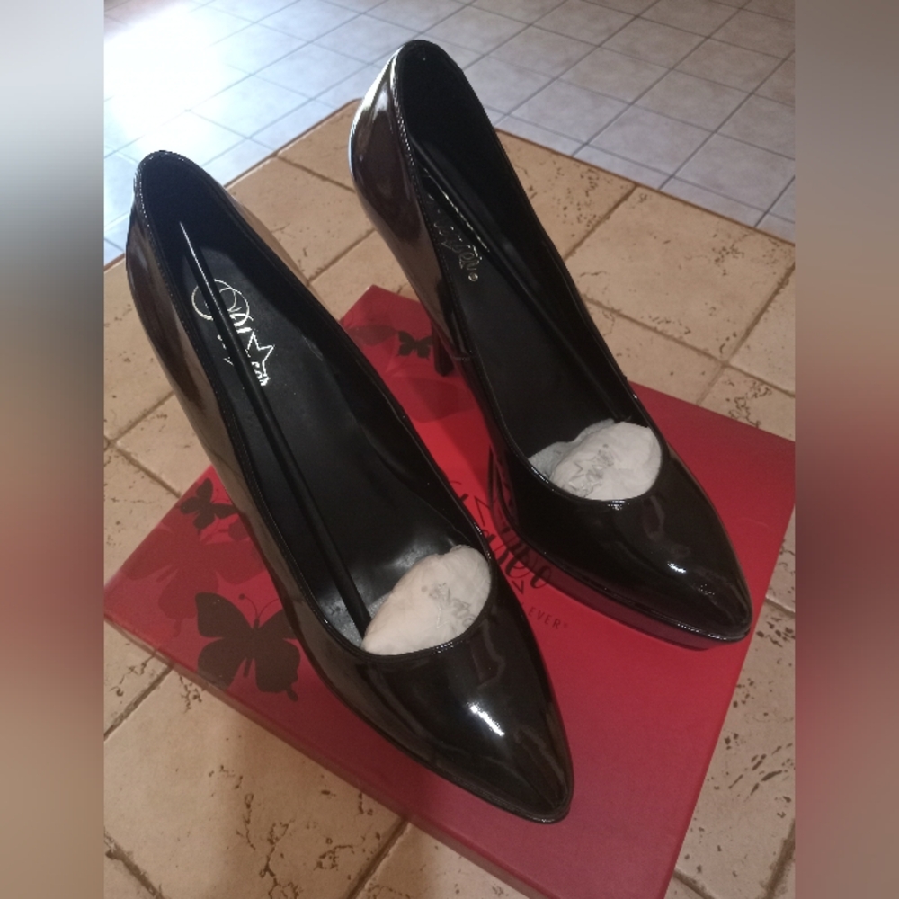 Size 11 Pleaser Patent Leather Heels